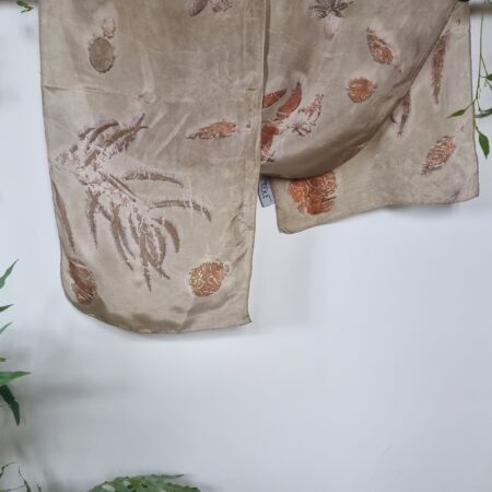 Silk Scarf - Leaf Whisper