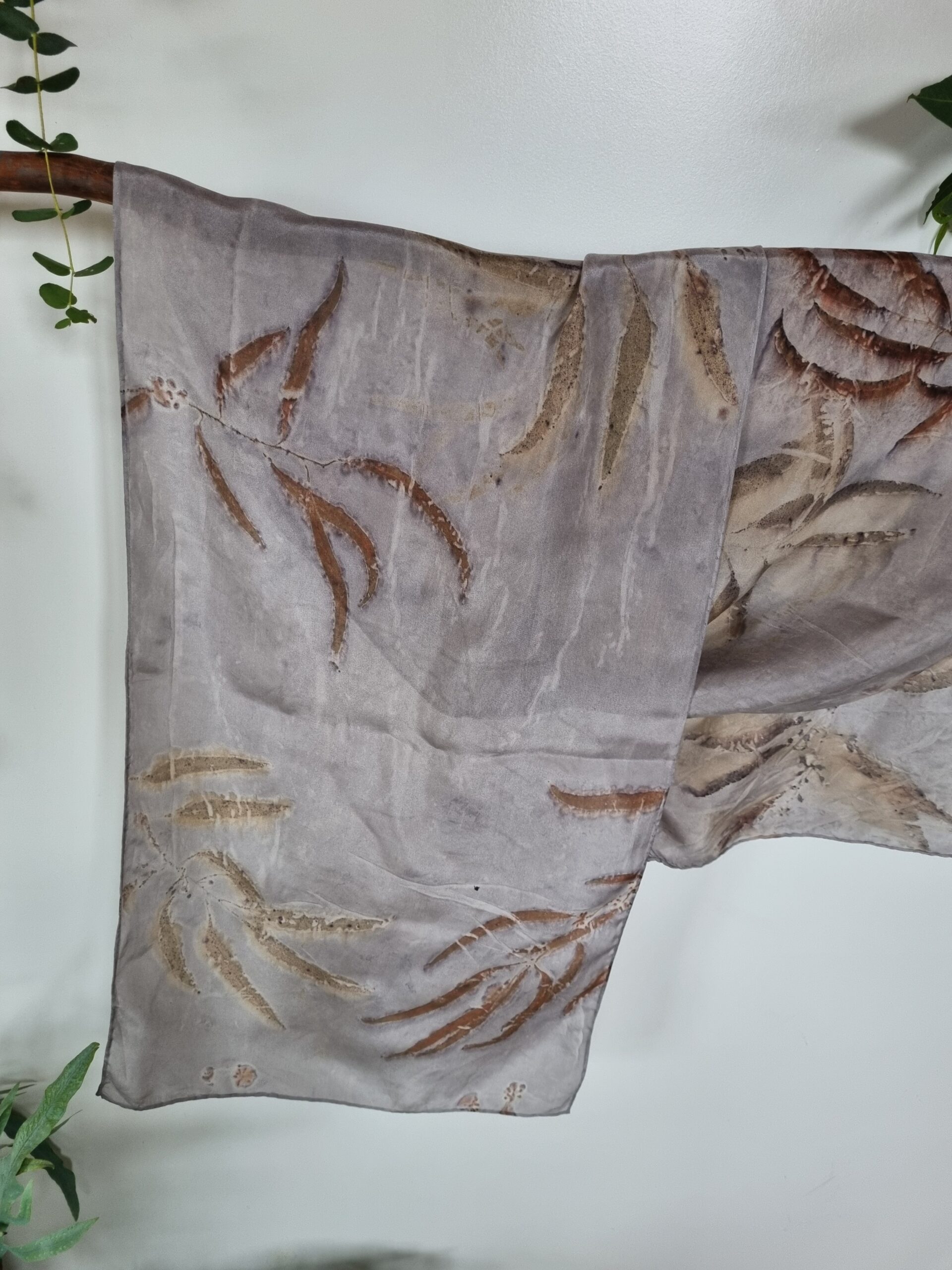 Silk Scarf - Pastel Violet - Image 3