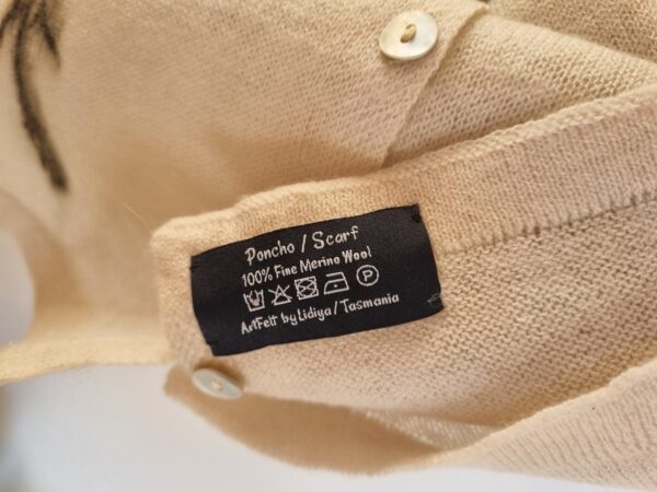 Poncho / Scarf - Beige Meadow - Image 8