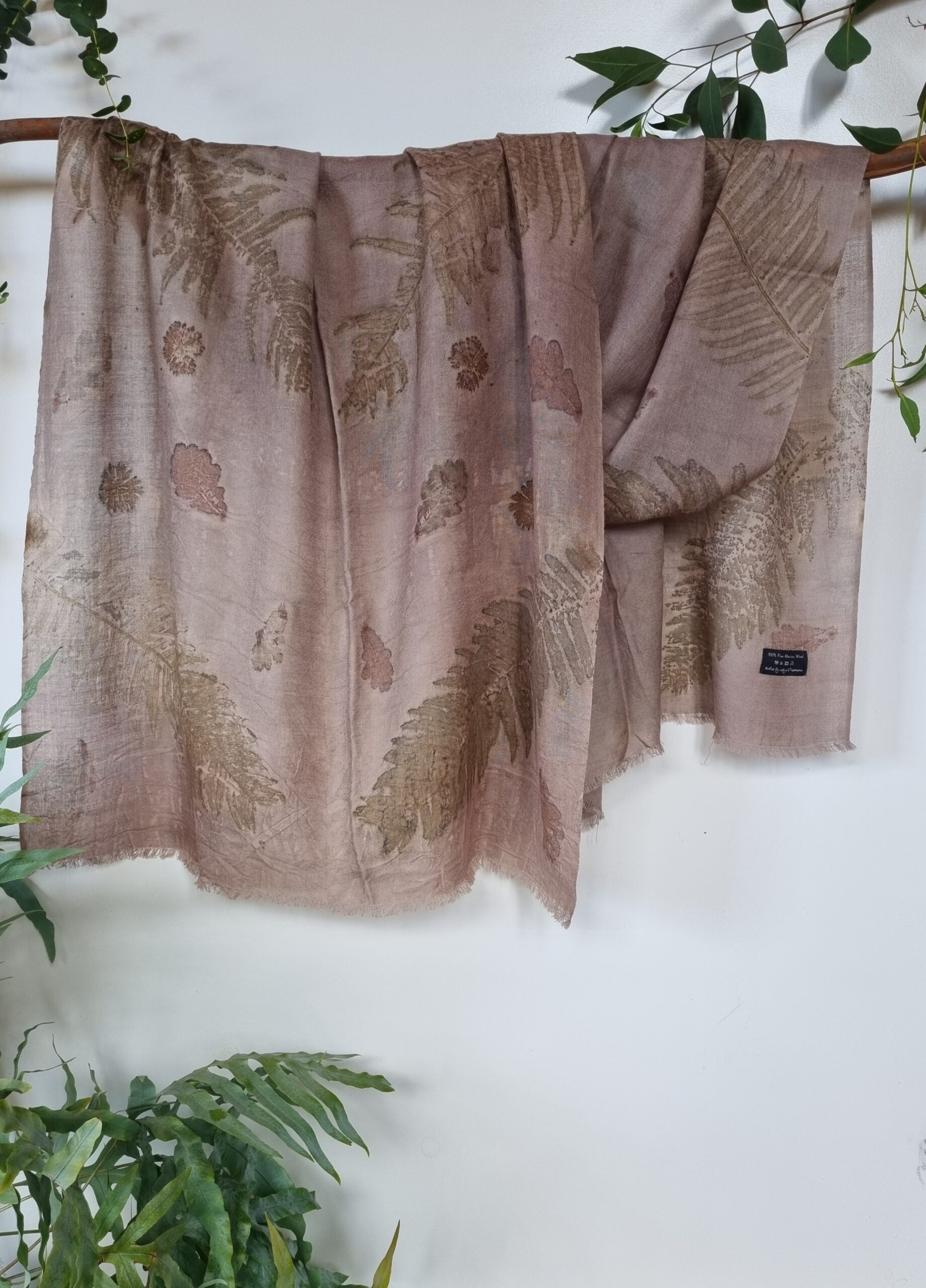 Australian Fine Merino Scarf - Earthen Glow