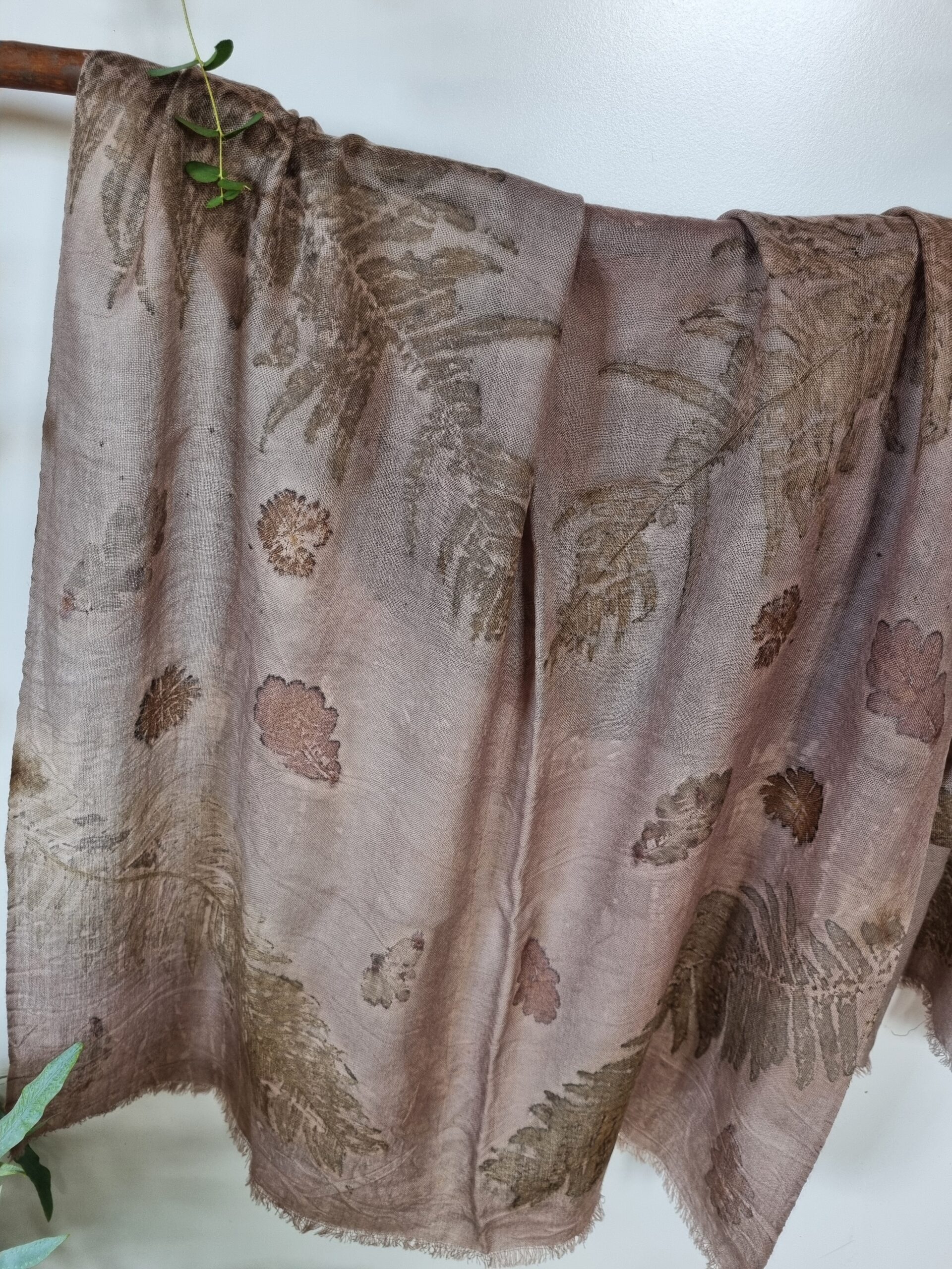 Australian Fine Merino Scarf - Earthen Glow - Image 3