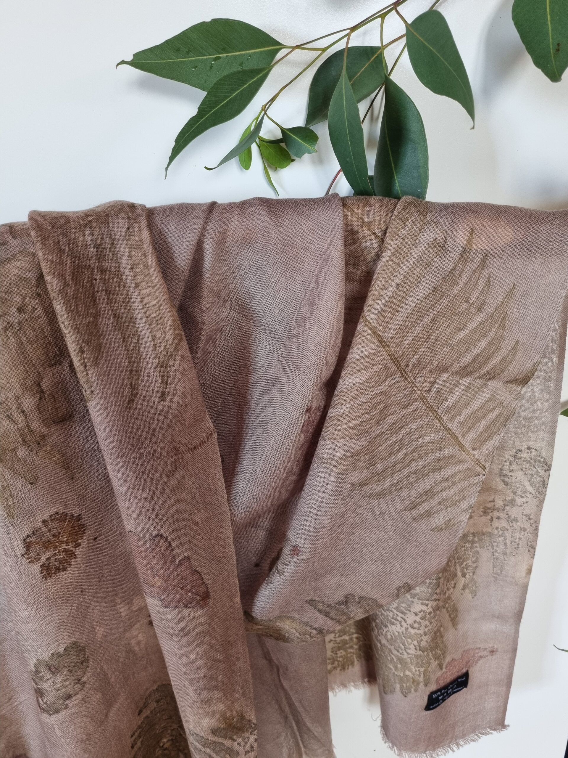 Australian Fine Merino Scarf - Earthen Glow - Image 5