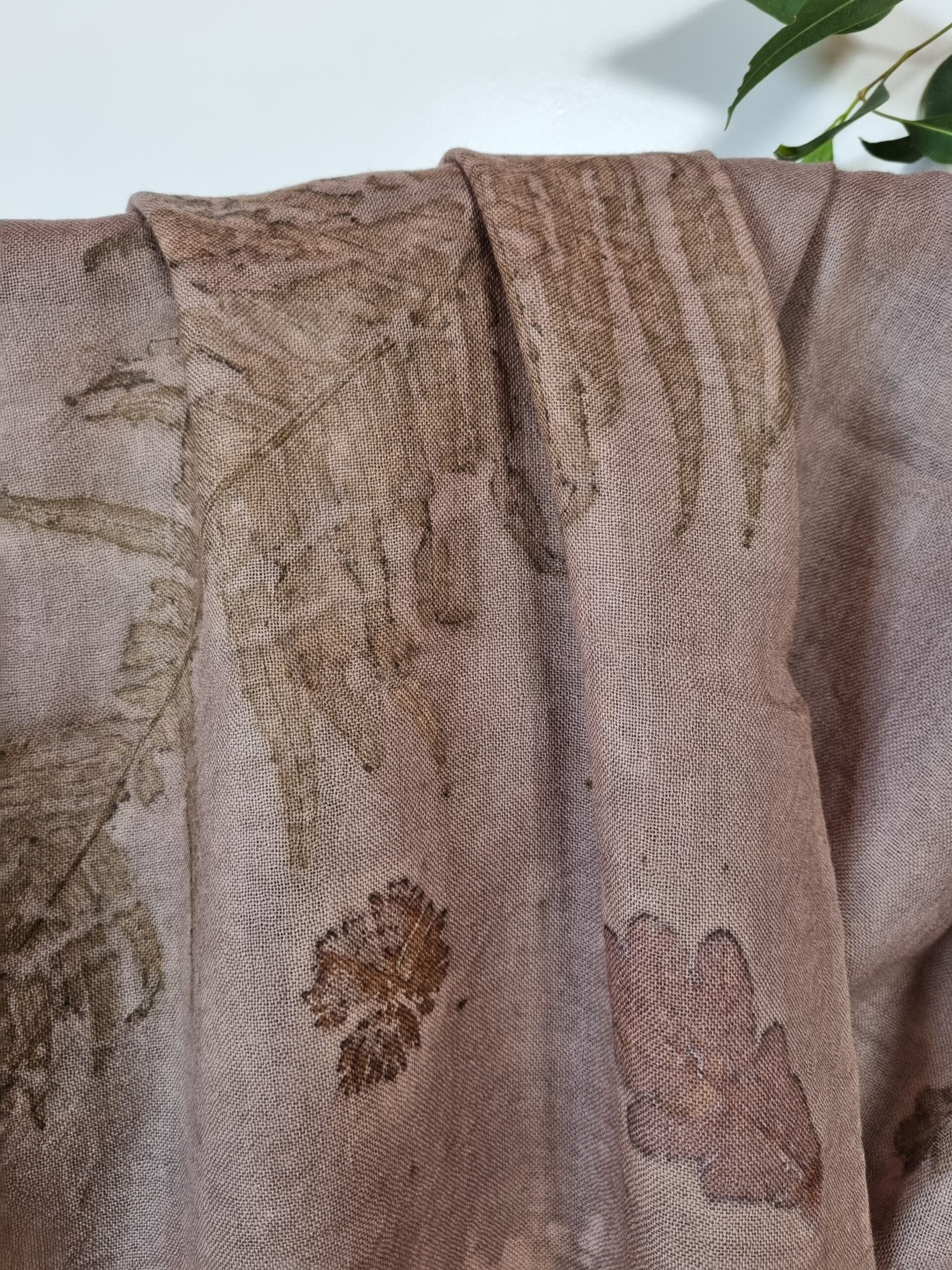 Australian Fine Merino Scarf - Earthen Glow - Image 4