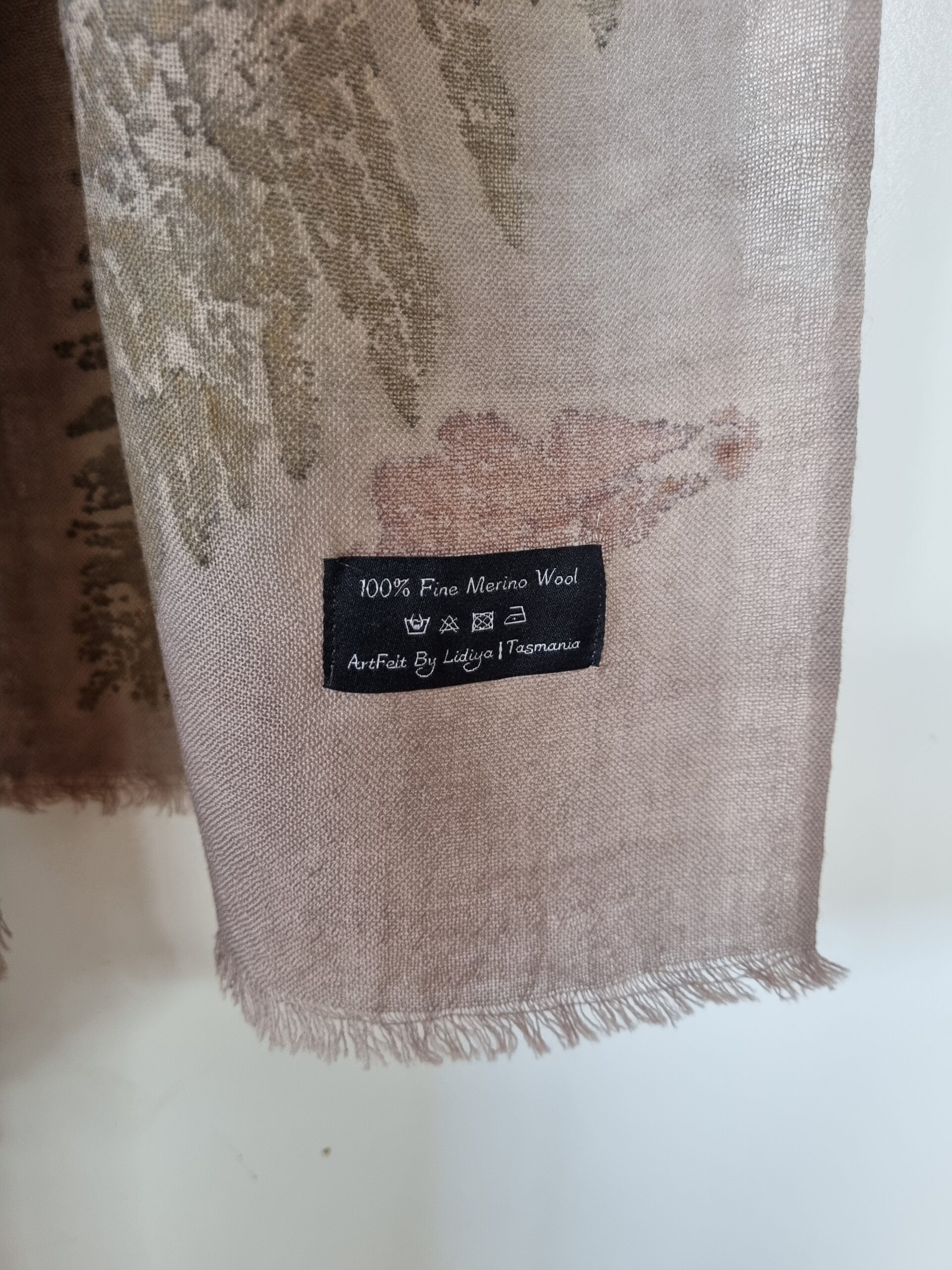 Australian Fine Merino Scarf - Earthen Glow - Image 7