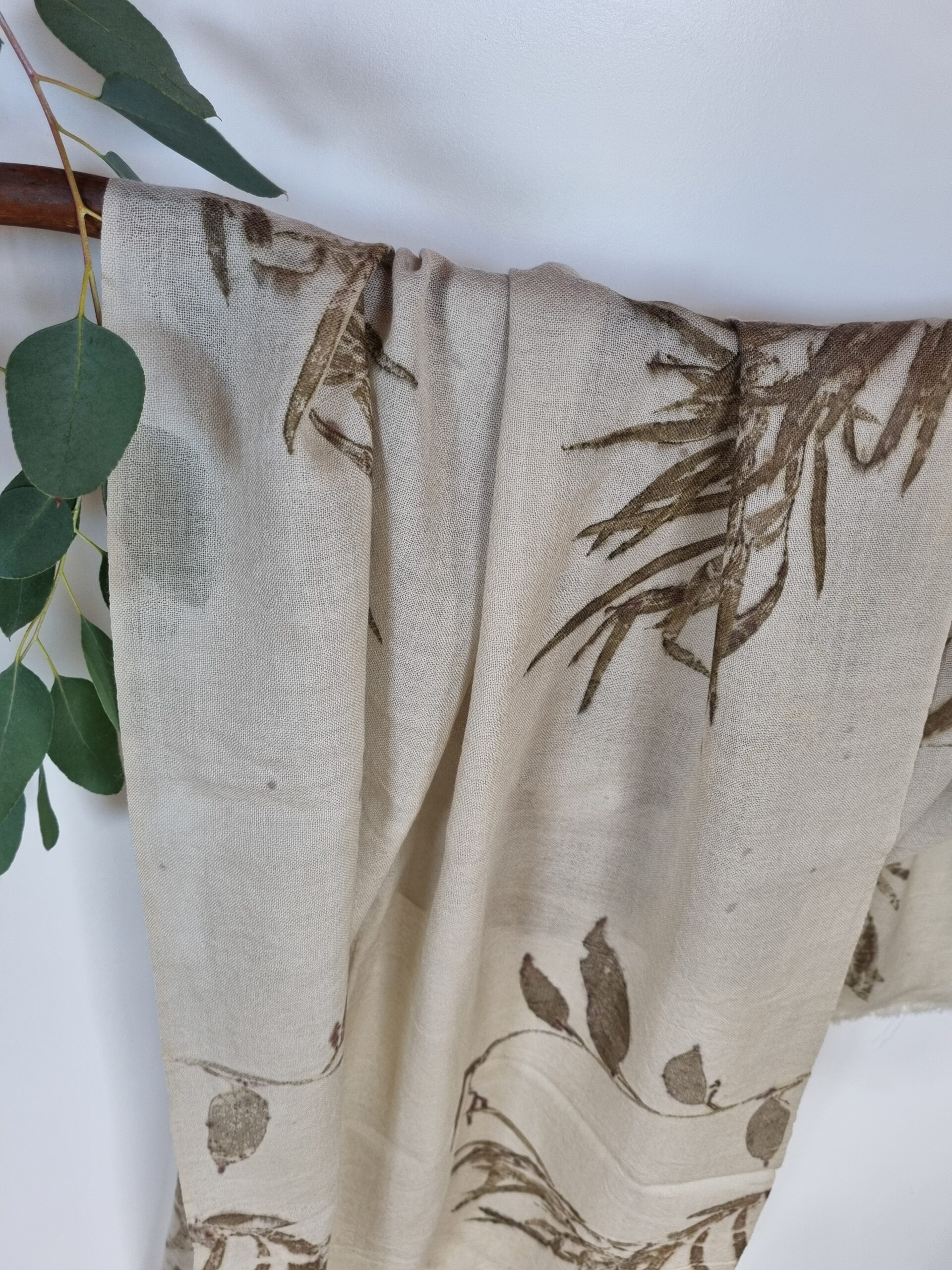 Australian Fine Merino Scarf - Earthen Glow - Image 3