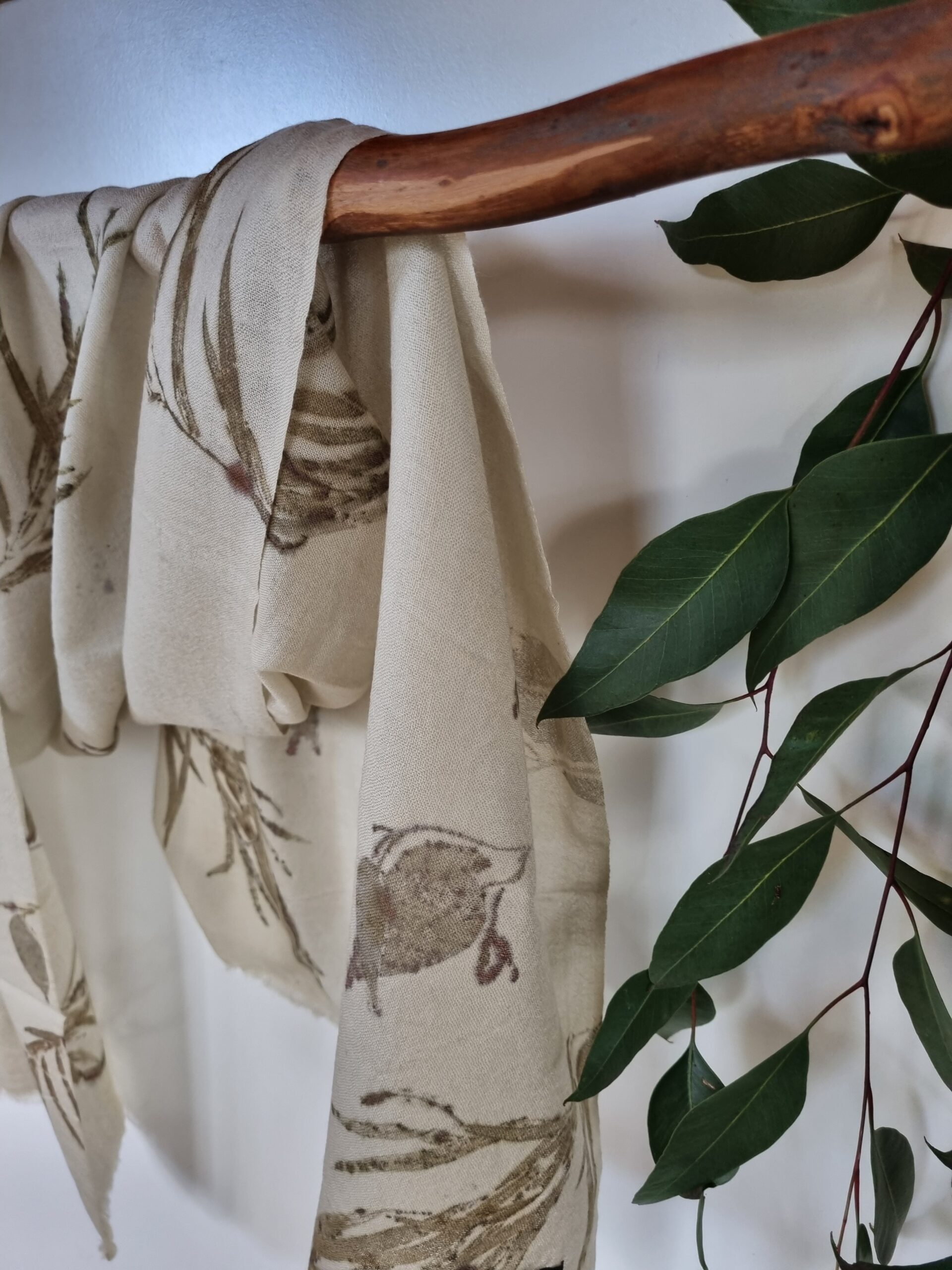 Australian Fine Merino Scarf - Earthen Glow - Image 4