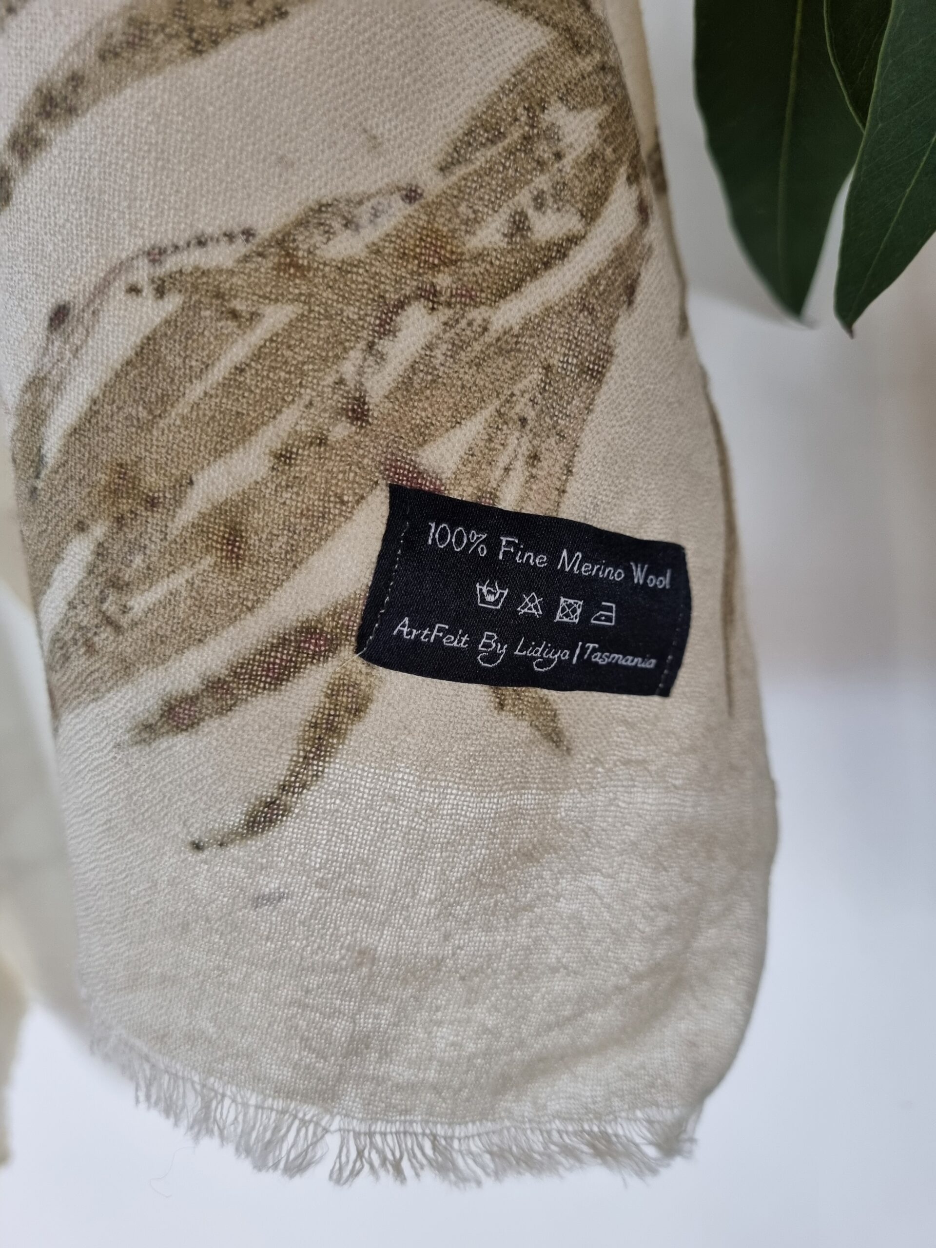 Australian Fine Merino Scarf - Earthen Glow - Image 7