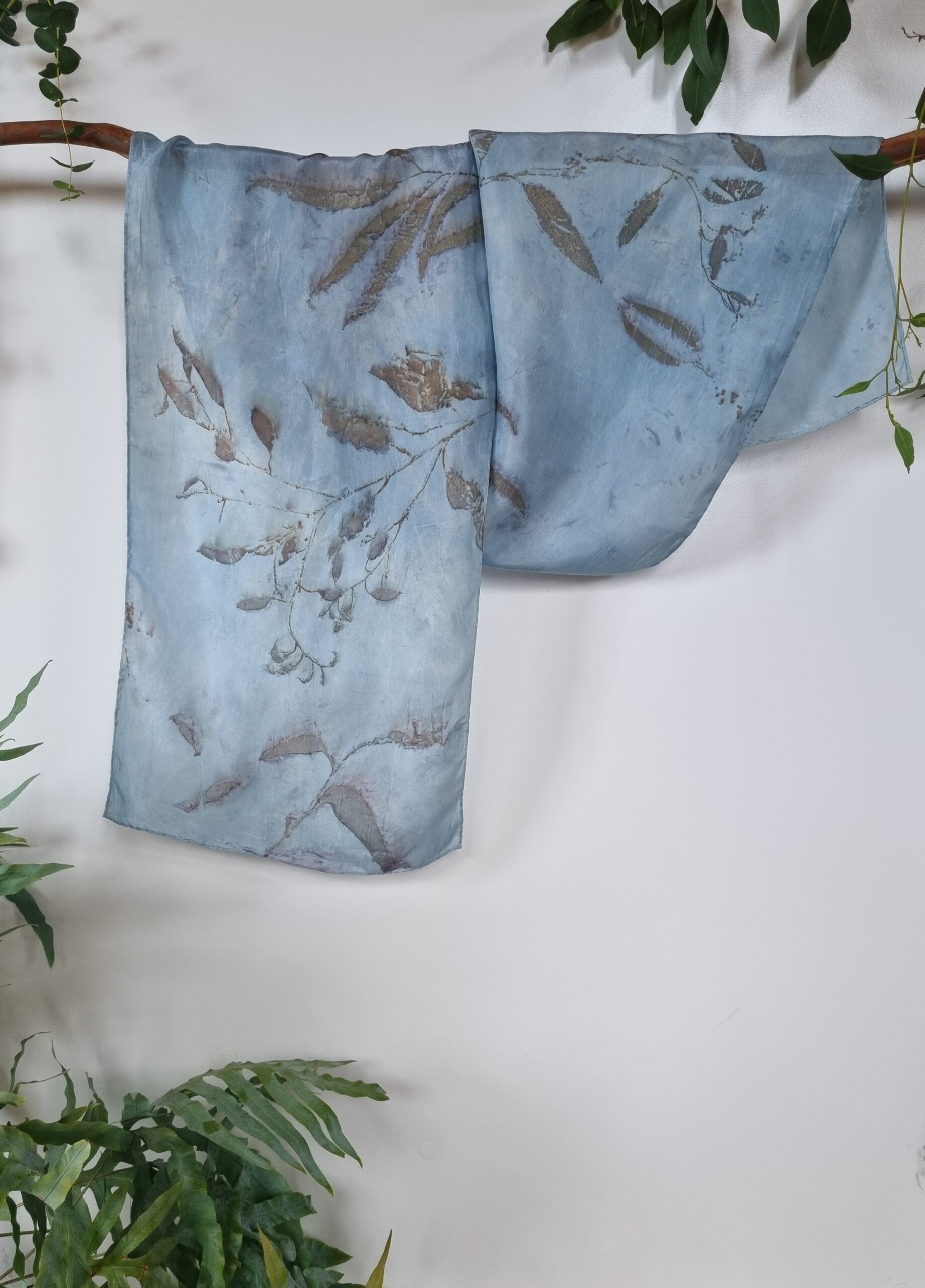 Silk Scarf - Blue Magic