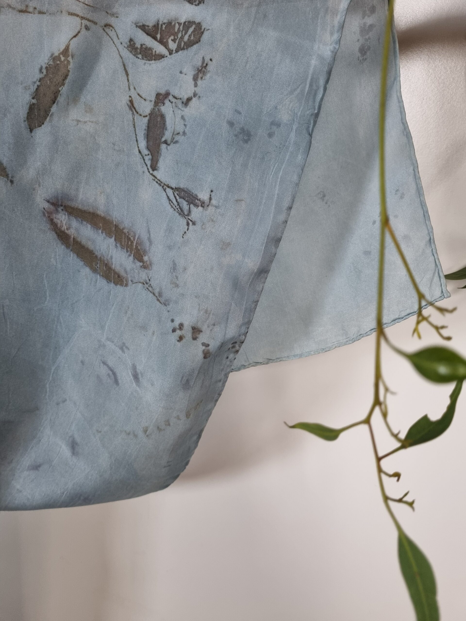 Silk Scarf - Blue Magic - Image 5