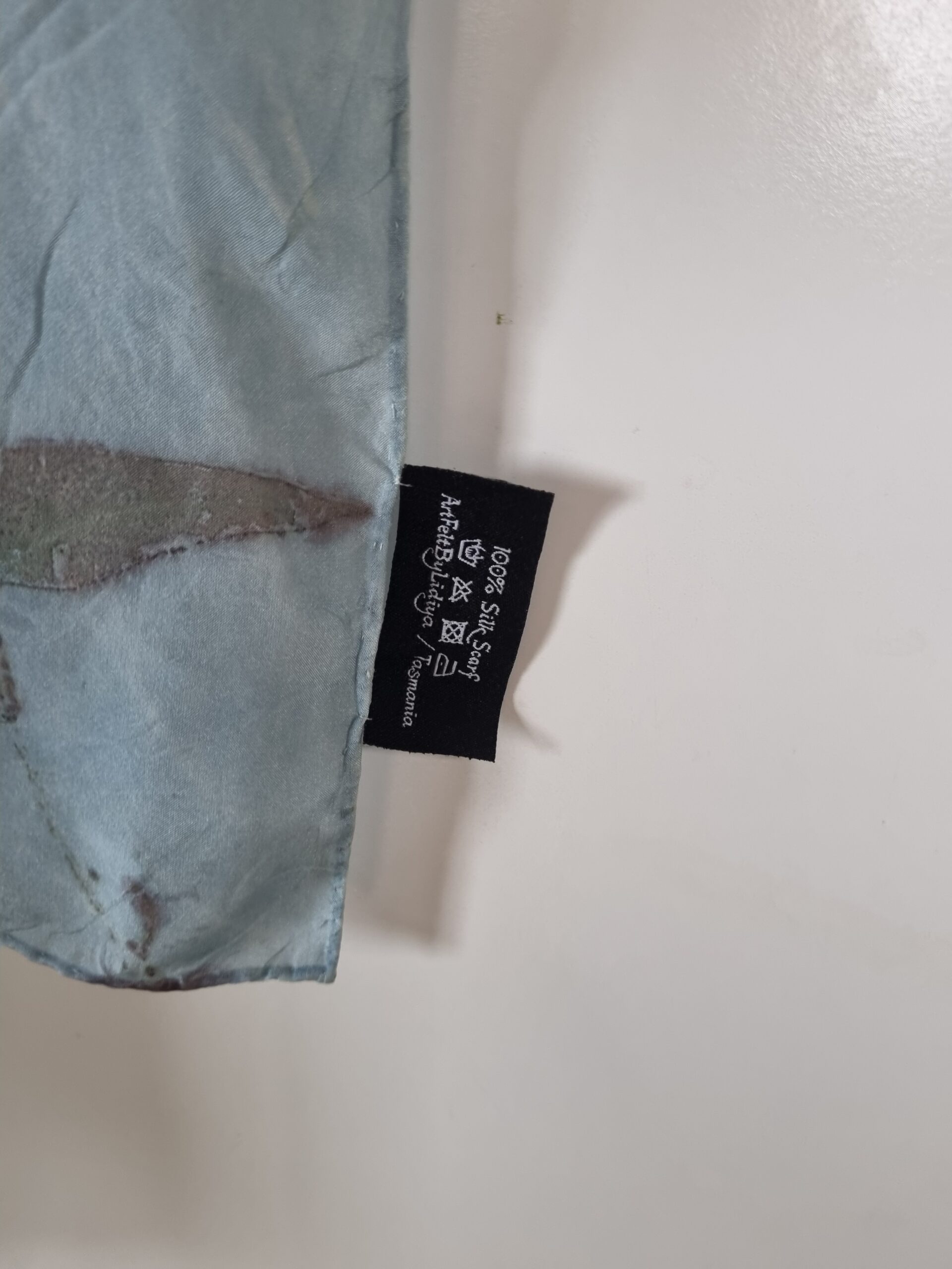 Silk Scarf - Blue Magic - Image 6