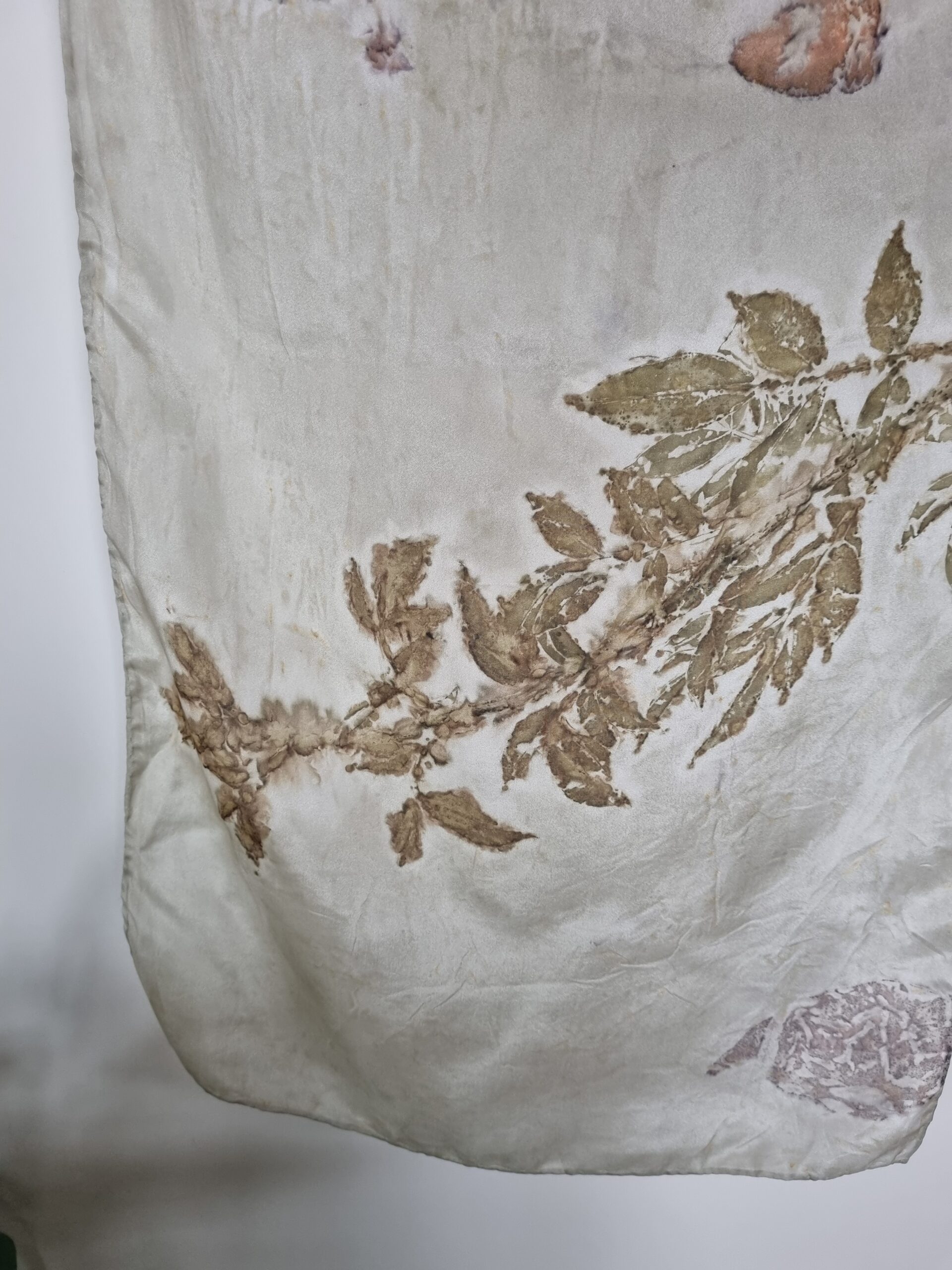 Silk Scarf - Earthy Elegance - Image 4