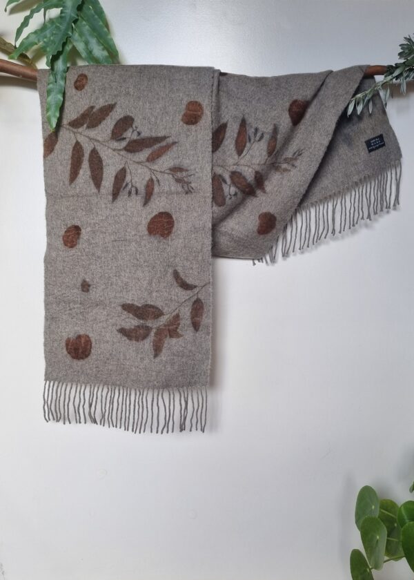 Lambswool Scarf - Cloudy Mist
