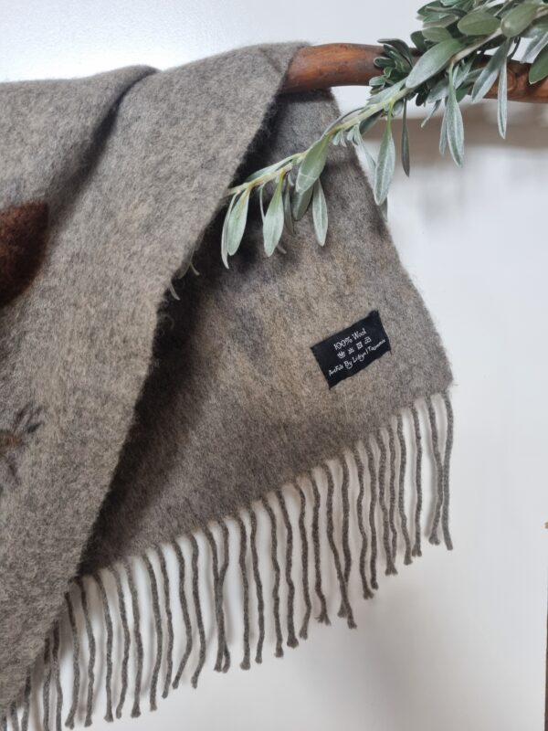 Lambswool Scarf - Cloudy Mist - Image 6