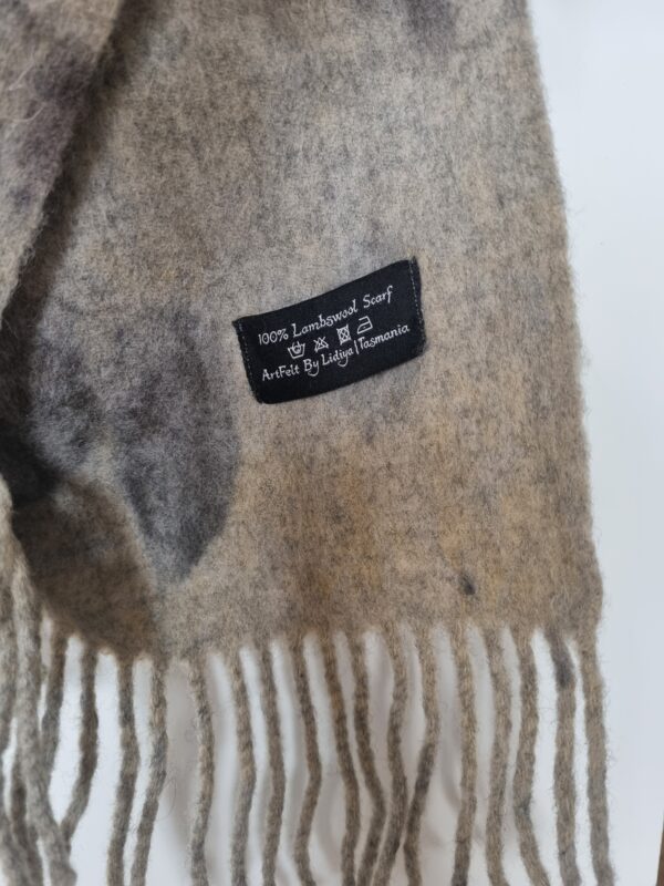 Lambswool Scarf - Twilight Grey - Image 8