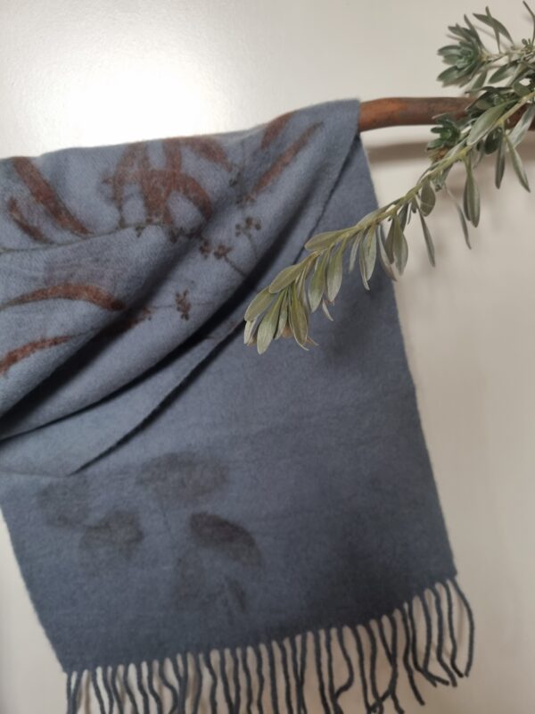 Lambswool Scarf - Forever Blue - Image 7