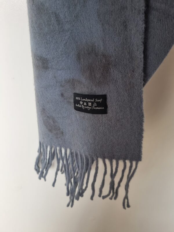 Lambswool Scarf - Forever Blue - Image 8