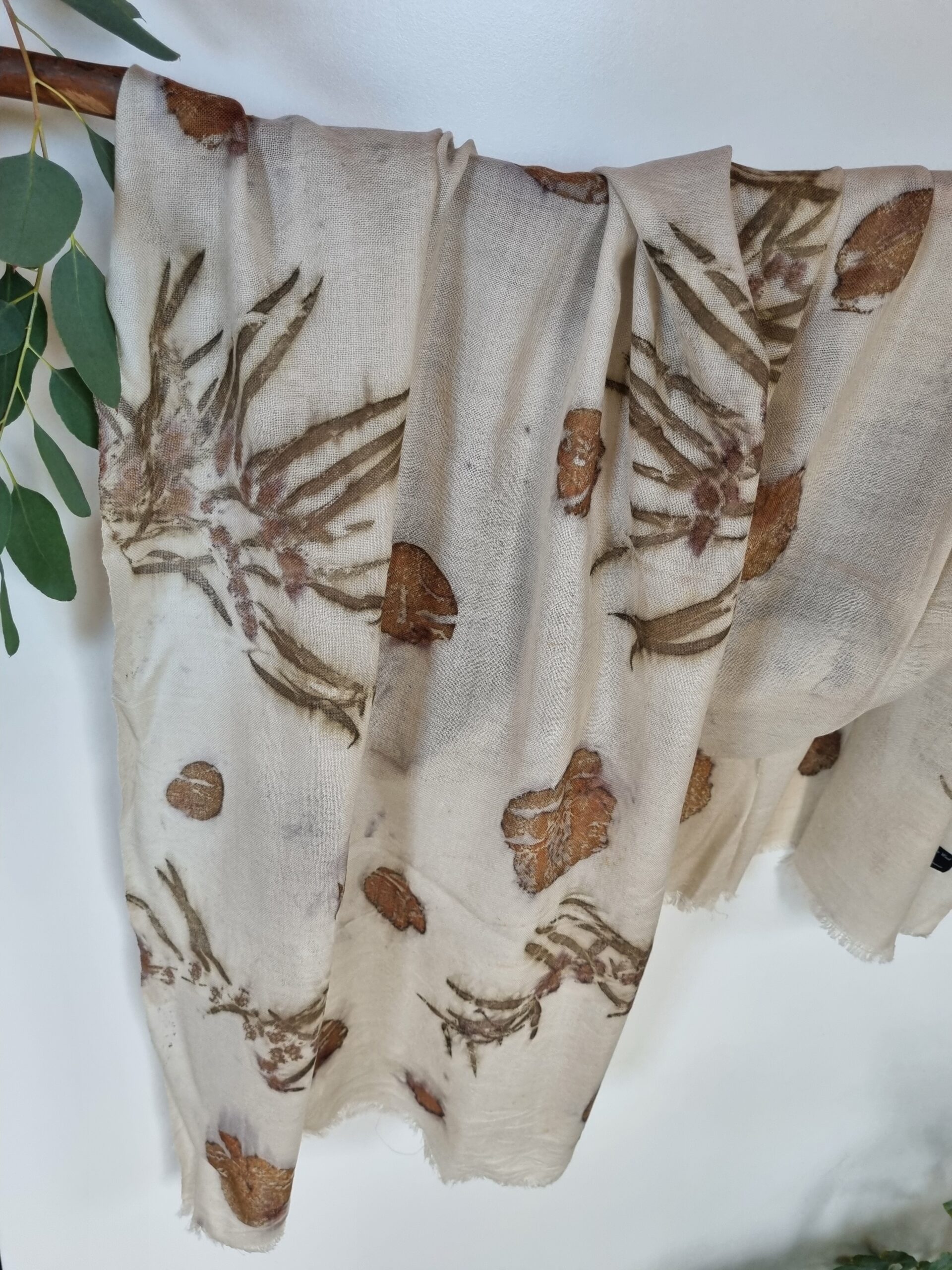 Australian Fine Merino Scarf - Stone Path - Image 3