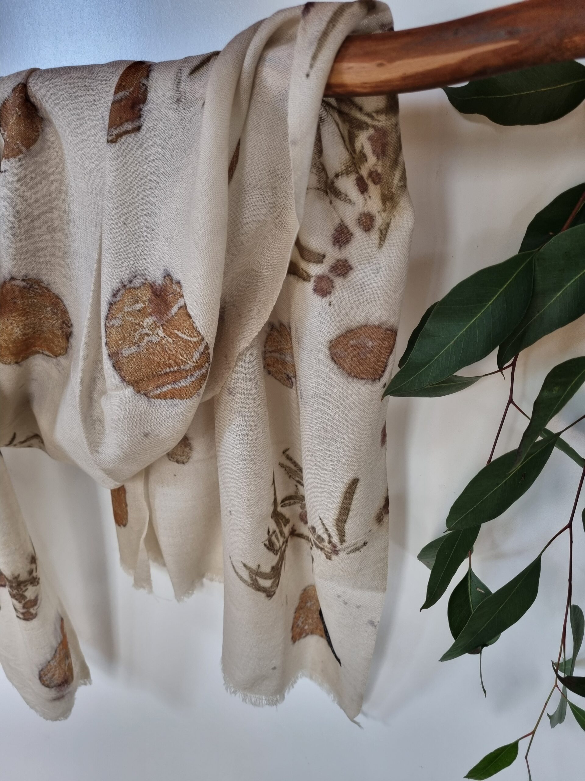 Australian Fine Merino Scarf - Stone Path - Image 4