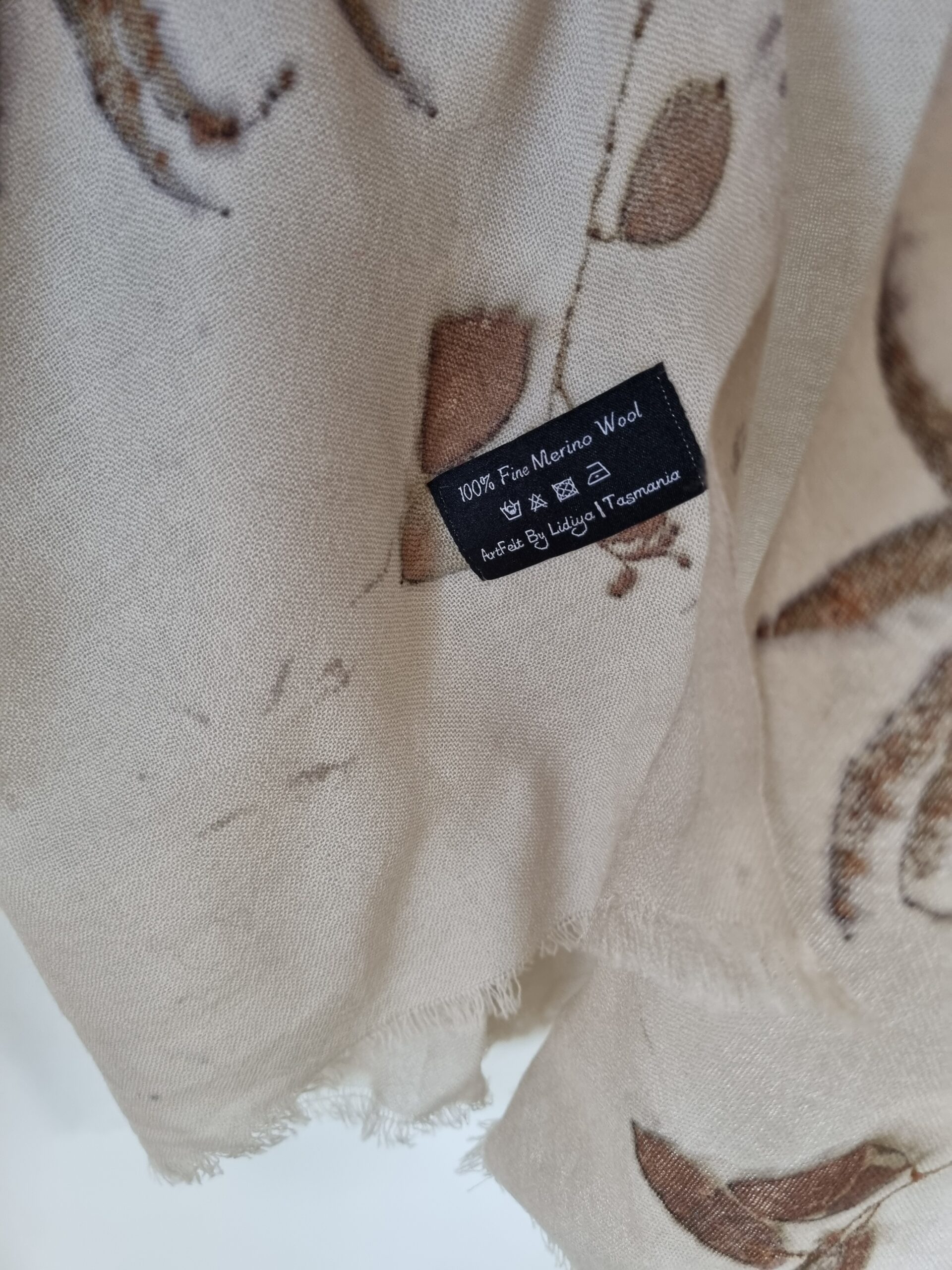 Australian Fine Merino Scarf - Gentle Shade - Image 8