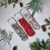 Rabbit Wool Socks - Red Drift