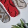 Rabbit Wool Socks - Red Drift - Image 6