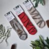 Rabbit Wool Socks - Red Drift - Image 7
