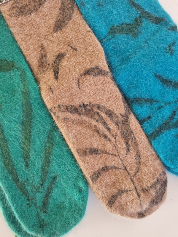 Rabbit Wool Socks - Mint Splash - Image 3