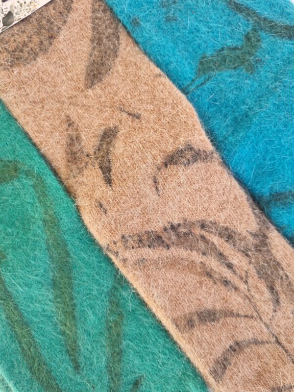 Rabbit Wool Socks - Mint Splash - Image 5