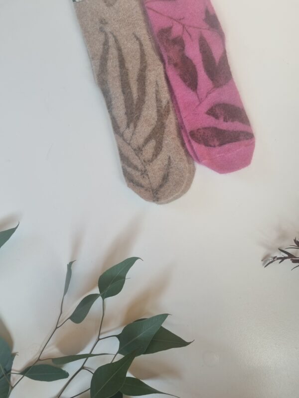 Rabbit Wool Socks - Berry Bliss - Image 4