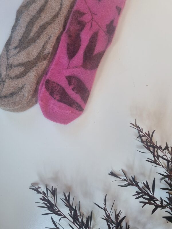 Rabbit Wool Socks - Berry Bliss - Image 5