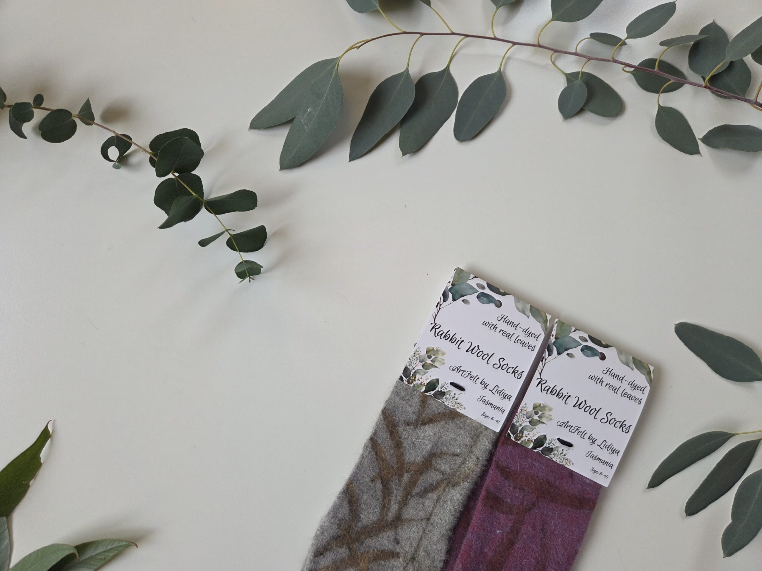 Rabbit Wool Socks - Berry Bliss - Image 3