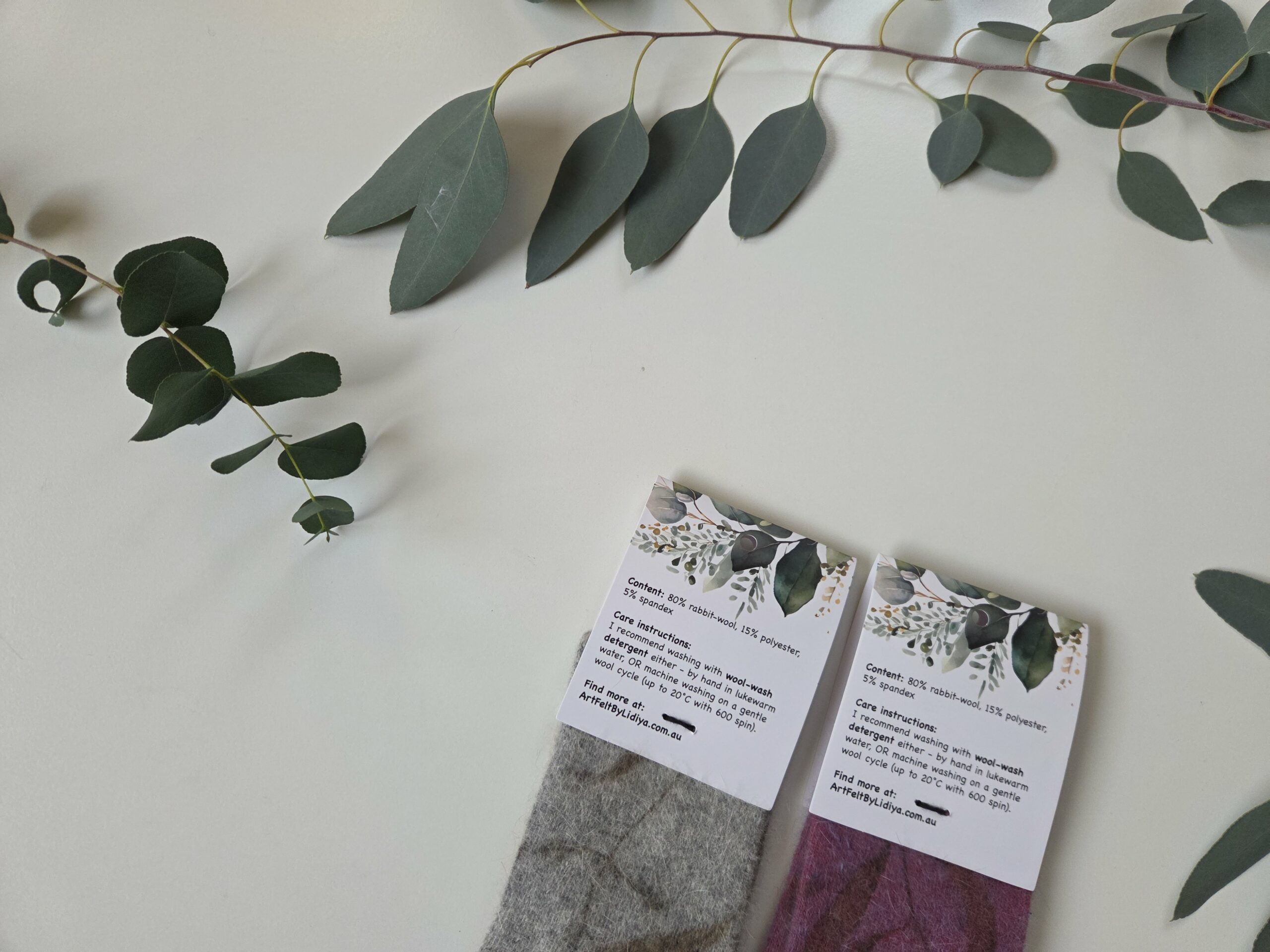 Rabbit Wool Socks - Berry Bliss - Image 7