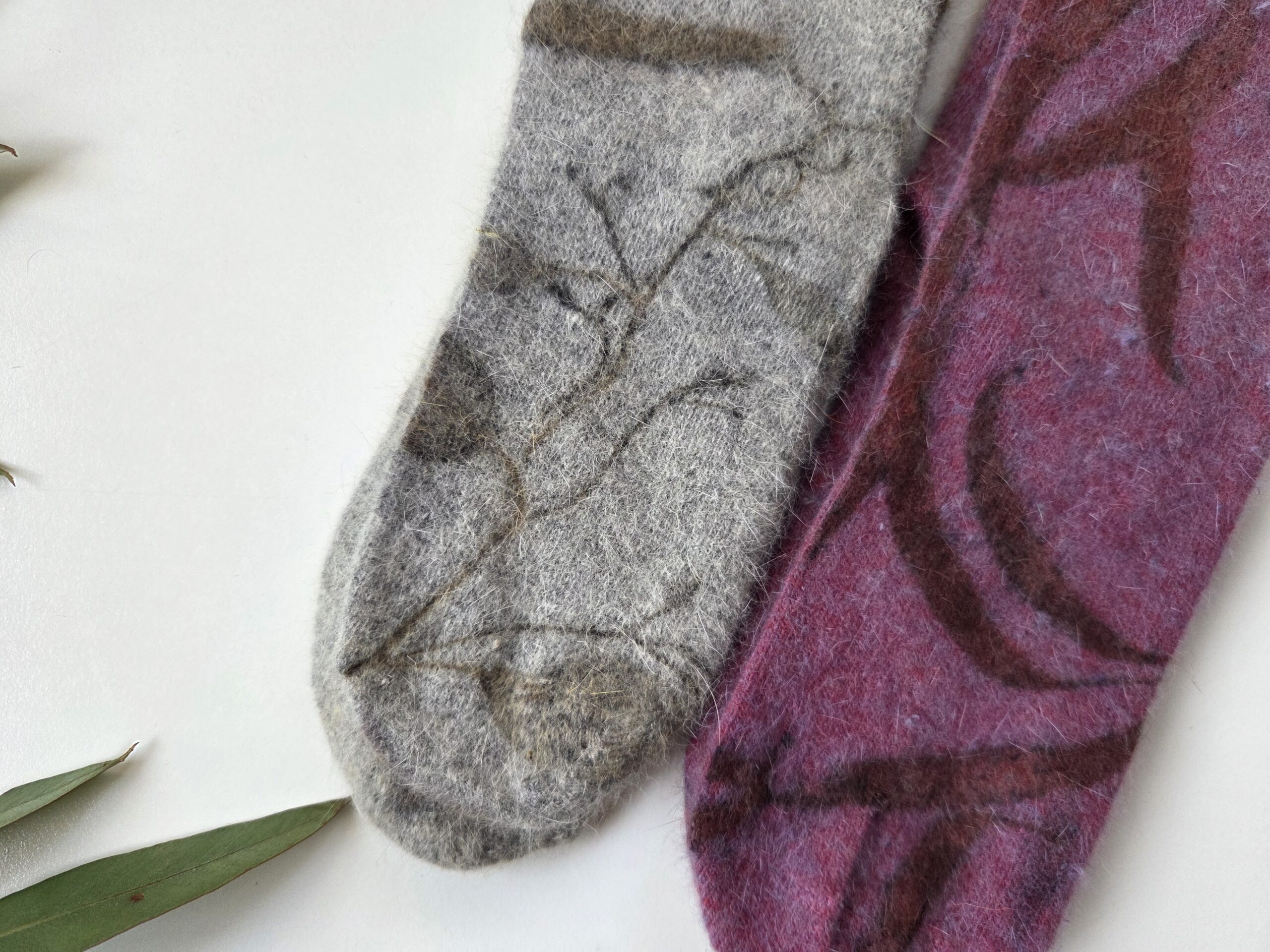 Rabbit Wool Socks - Berry Bliss - Image 9
