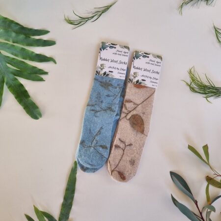 Rabbit Wool Socks - A Touch Of Blue