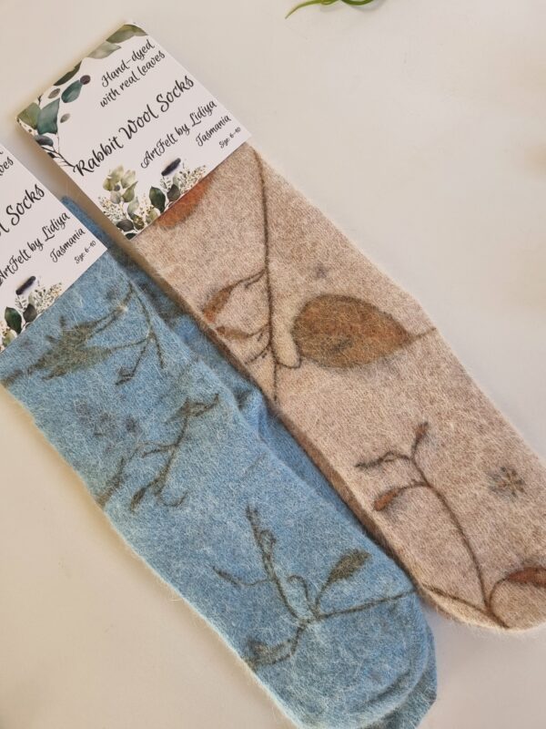 Rabbit Wool Socks - A Touch Of Blue - Image 5