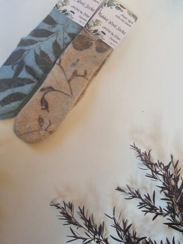 Rabbit Wool Socks - A Touch Of Blue - Image 7