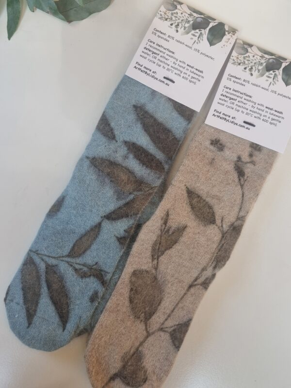 Rabbit Wool Socks - A Touch Of Blue - Image 9
