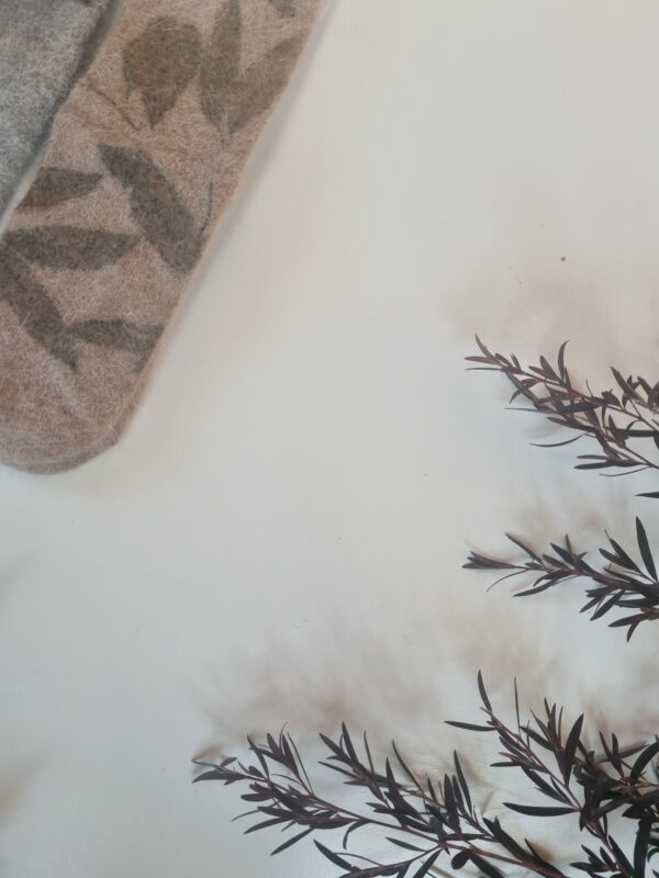 Rabbit Wool Socks - Beige Essence - Image 6