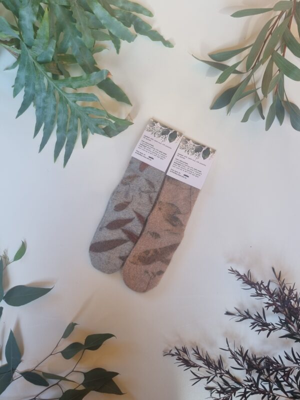 Rabbit Wool Socks - Beige Essence - Image 8