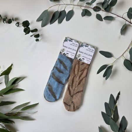 Rabbit Wool Socks - A Touch Of Blue