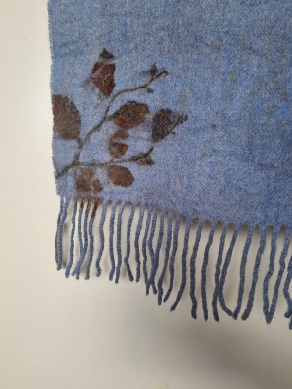 Lambswool Scarf - Blue River - Image 6