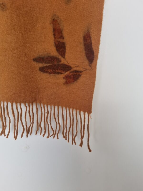 Lambswool Scarf - Sky Ablaze - Image 5
