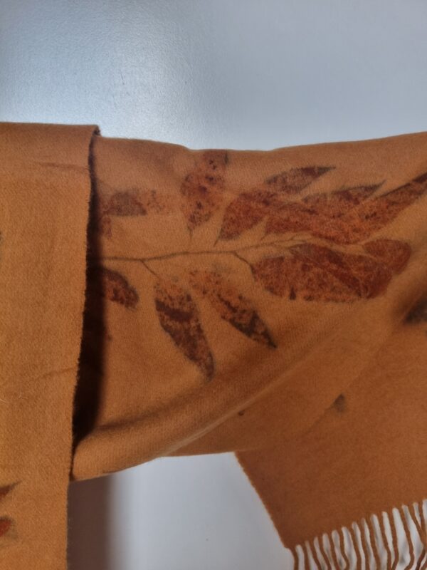 Lambswool Scarf - Sky Ablaze - Image 6