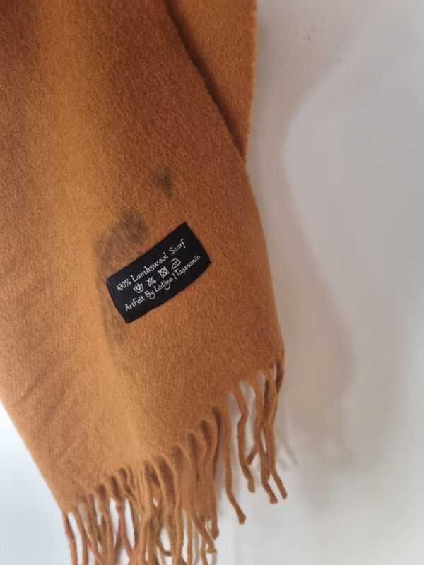 Lambswool Scarf - Sky Ablaze - Image 8