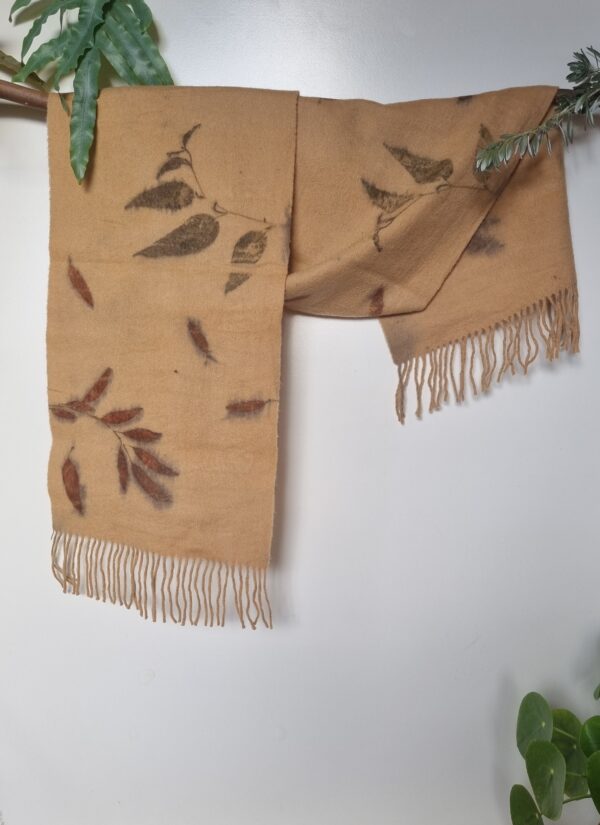 Lambswool Scarf - Melted Amber