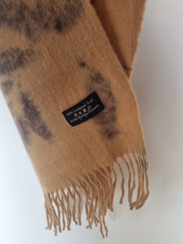 Lambswool Scarf - Melted Amber - Image 7