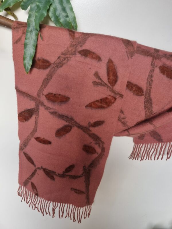 Lambswool Scarf - Bush Berry - Image 3
