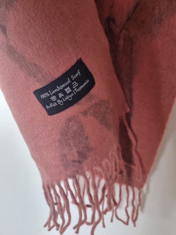 Lambswool Scarf - Bush Berry - Image 8