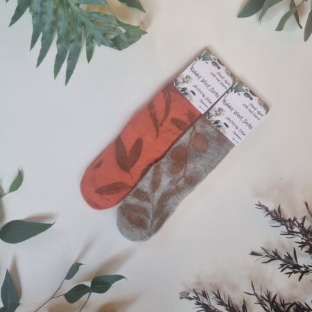 Rabbit Wool Socks - Sunrise Rays
