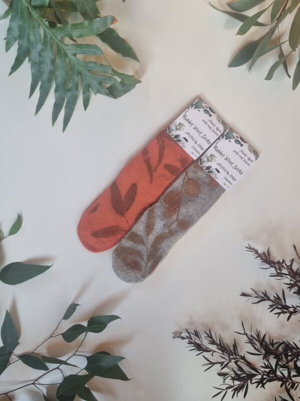 Rabbit Wool Socks - Sunrise Rays